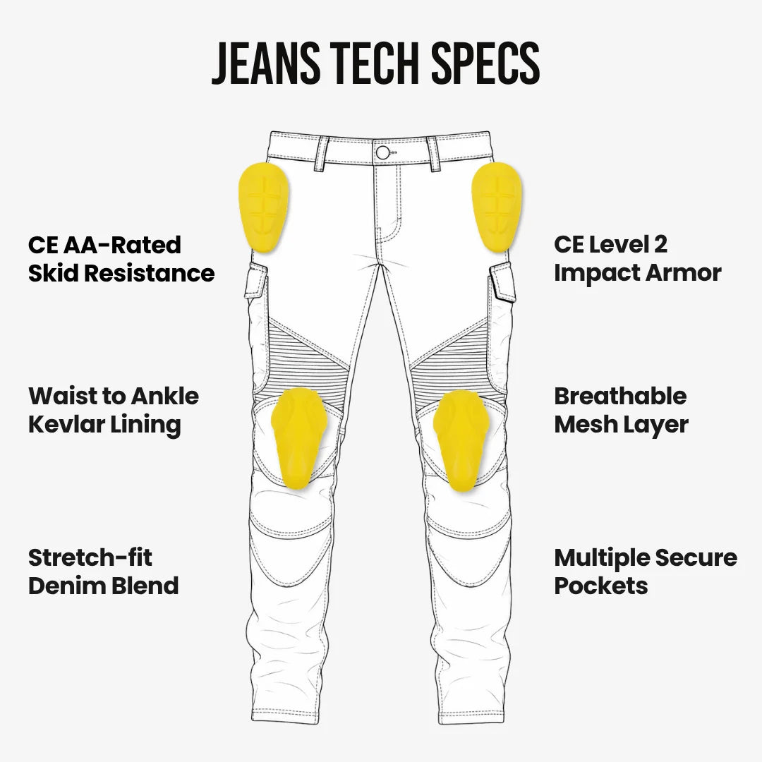 Pure Grit™ Motorradjeans 2.0